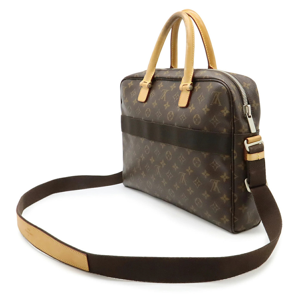 Louis Vuitton Business Bag Monogram Briefcase Shoulder Horizon Brown